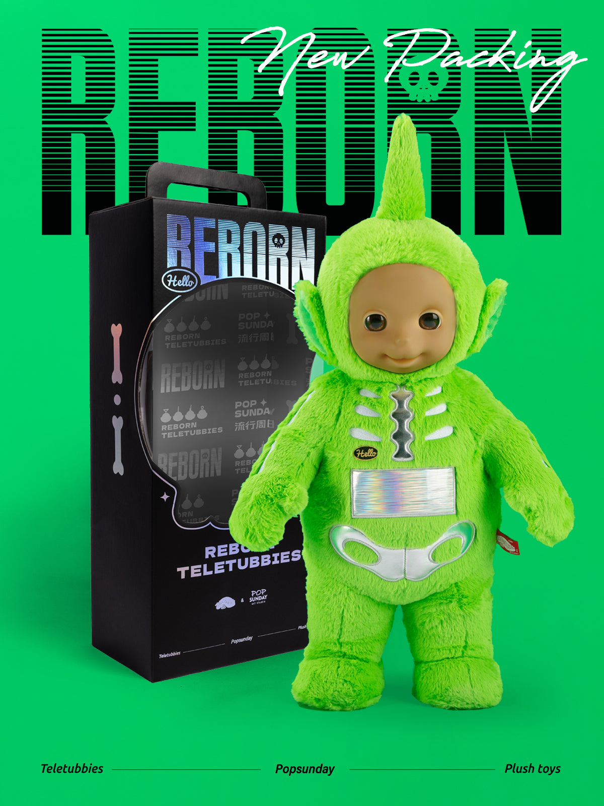 POP SUNDAY Teletubbies Plush Toys Dipsy