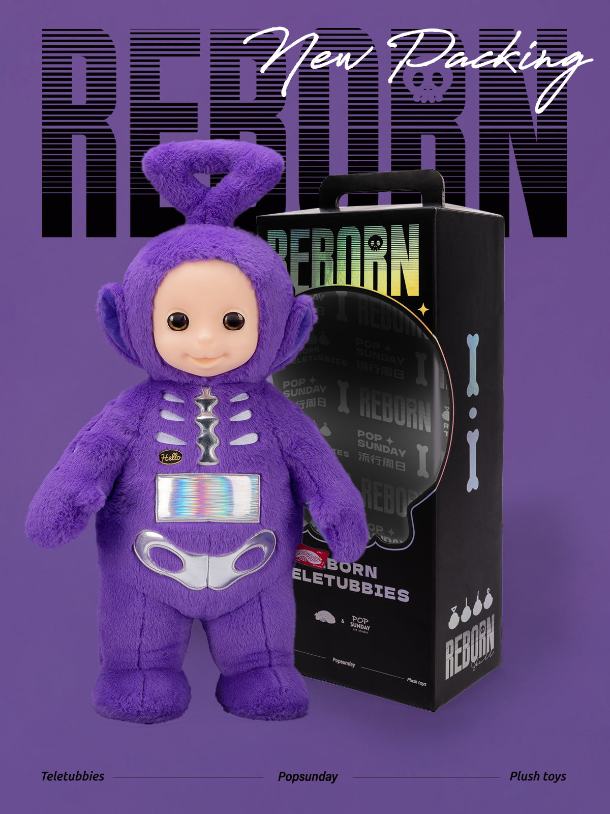 POP SUNDAY Teletubbies Plush Toys Tinky Winky